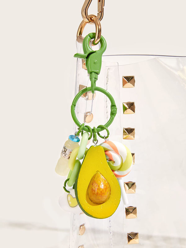 Avocado Decor Key Chain